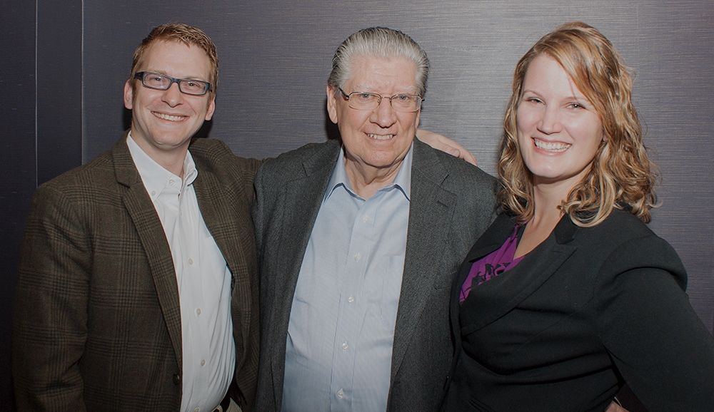 Photograph of Jacob K. Friefeld, Richard Edwards, and Rebecca S. Wingo, taken by Mikal B. Eckstrom